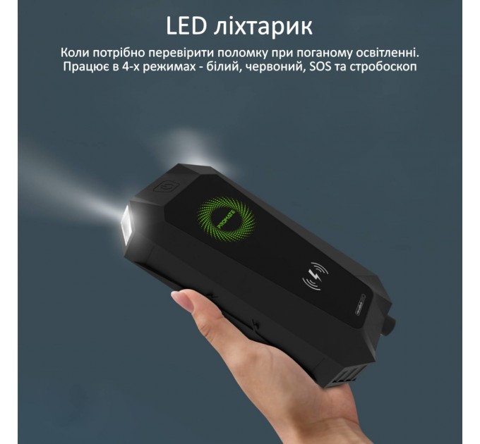 Promate Універсальна мобільна батарея Promate HexaBolt-20 Black 19200mAh