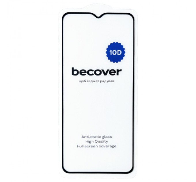 BeCover Скло захисне BeCover ZTE Blade A54 10D Black (712337)