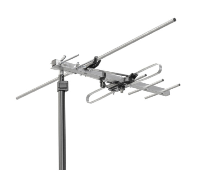 Romsat Антена Romsat AV-25UV 170-230 МГц, 470-862 МГц, 3-5 dBi (VHF), 10-15 dBi (UHF) (AV-25UV)