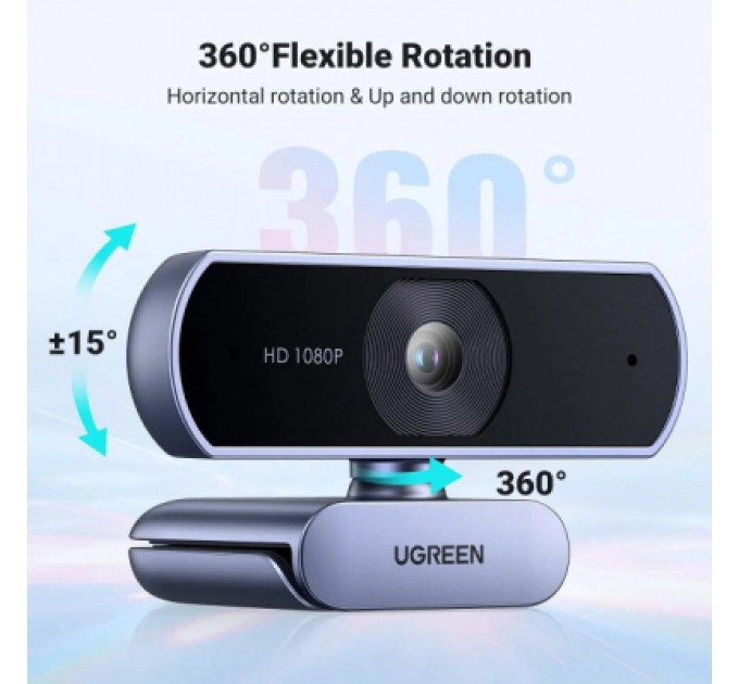 Ugreen Веб-камера Ugreen CM678 HD USB-A (15728)
