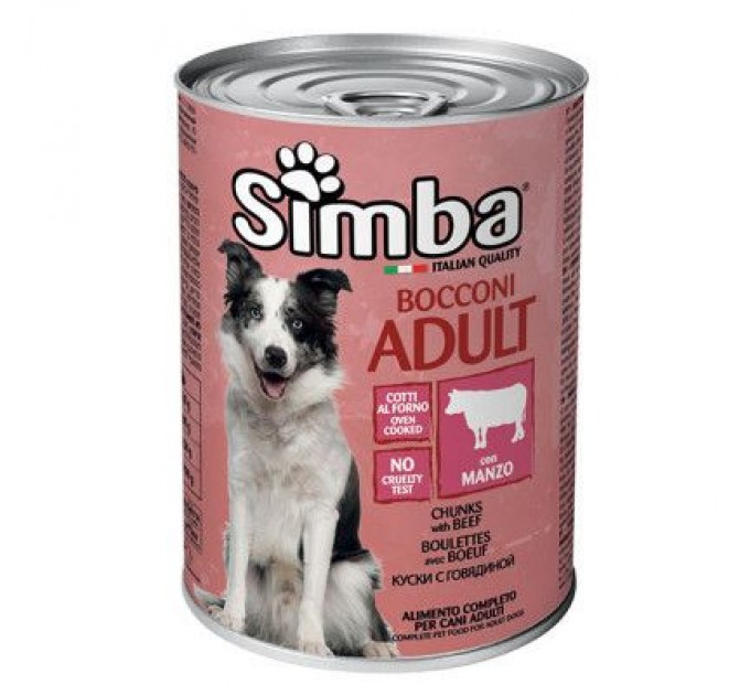 Simba Консерви для собак Simba Dog Wet яловичина 415 г (8009470009010)