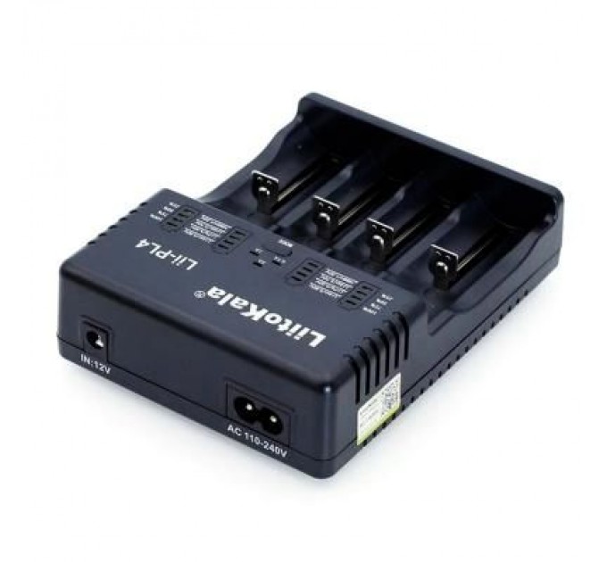 Liitokala Зарядний пристрій для акумуляторів Liitokala 4 Slots, LED, Li-ion/Ni-MH/Ni-Cd/AA/ААA/AAAA/С (Lii-PL4)