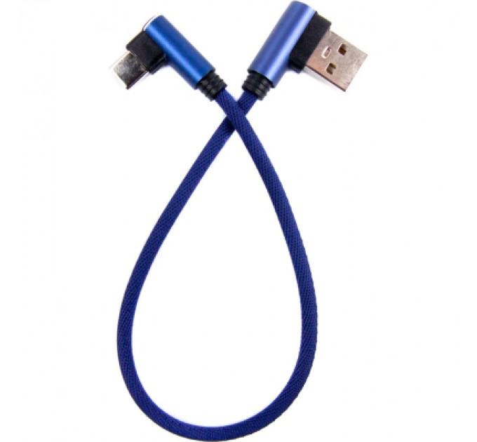 Dengos Дата кабель USB 2.0 AM to Type-C 0.25m blue Dengos (NTK-TC-UG-SHRT-SET-BLUE)