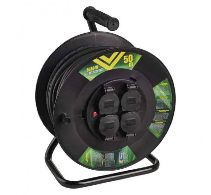 EMOS Мережевий подовжувач EMOS катушка 4 роз., 50 м (P08250)