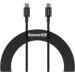 Baseus Дата кабель USB-C to USB-C 1.0m 5A Black Baseus (CATYS-B01)