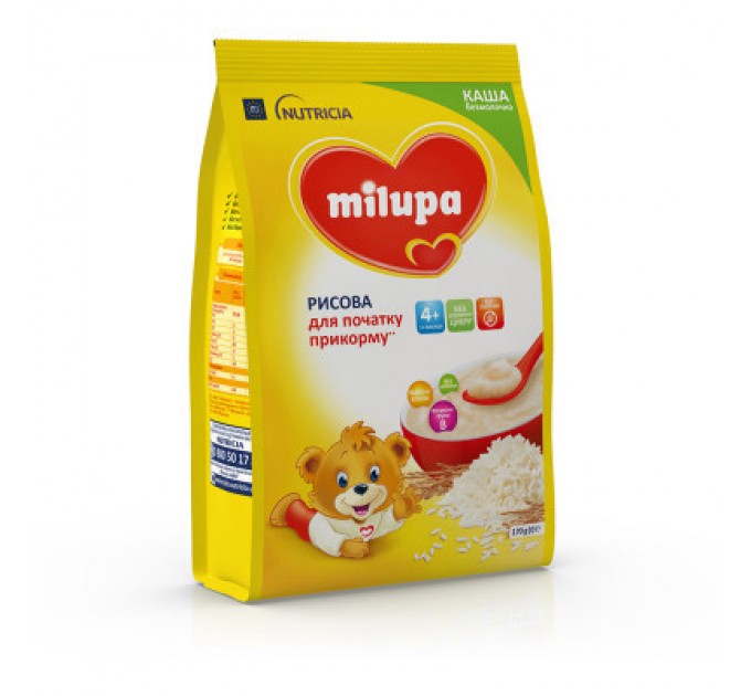 Milupa Дитяча каша Milupa Рисова молочна 170 г (5900852930058)