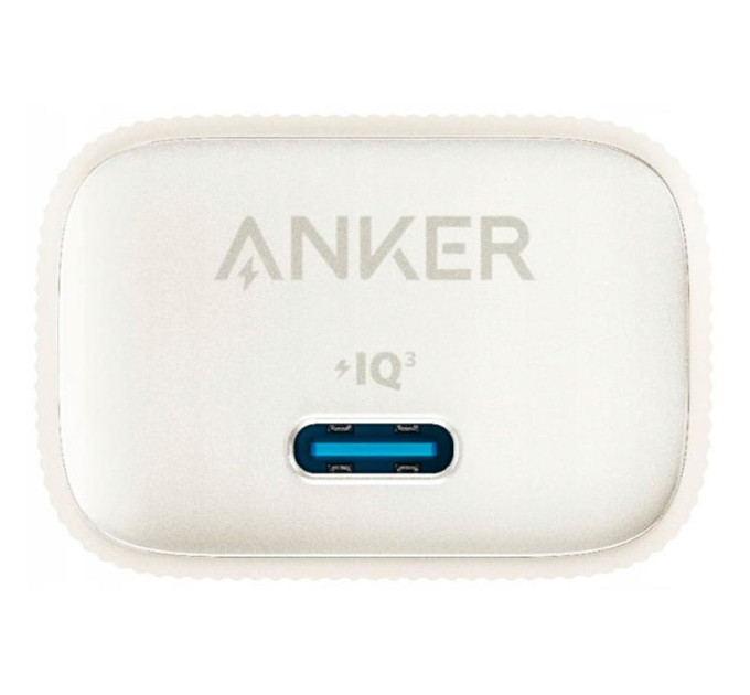 Anker Мережевий зарядний пристрій Anker PowerPort 511 Nano IV White, 30 W USB Type-C (A2337G21)