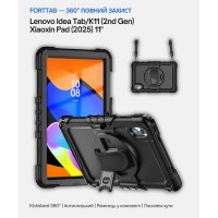 Чохол до планшета BeCover FortTab Lenovo Idea Tab/K11 (2nd Gen) TB336/Xiaoxin Pad (2025) 11" Black (714080)