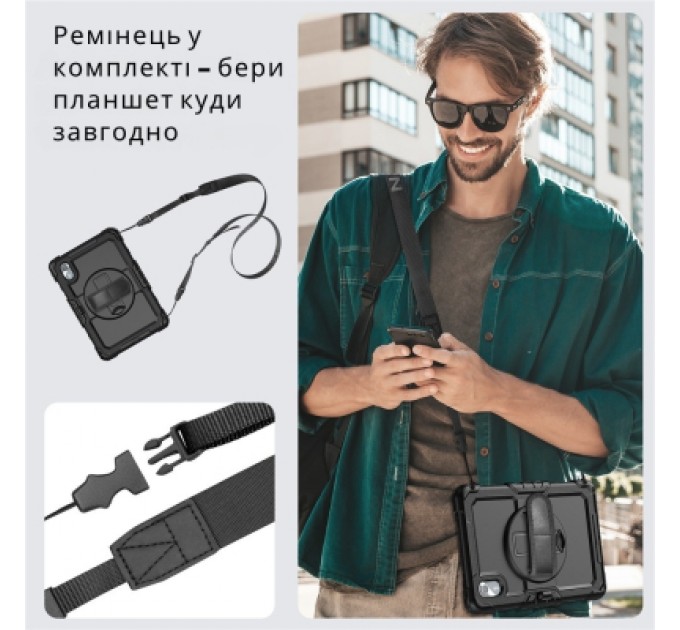 BeCover Чохол до планшета BeCover FortTab Lenovo Idea Tab/K11 (2nd Gen) TB336/Xiaoxin Pad (2025) 11" Black (714080)