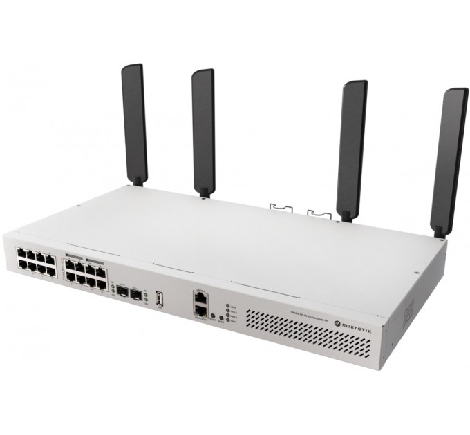 Mikrotik Комутатор MikroTik CRS418-8P-8G-2S+5axQ2axQ-RM