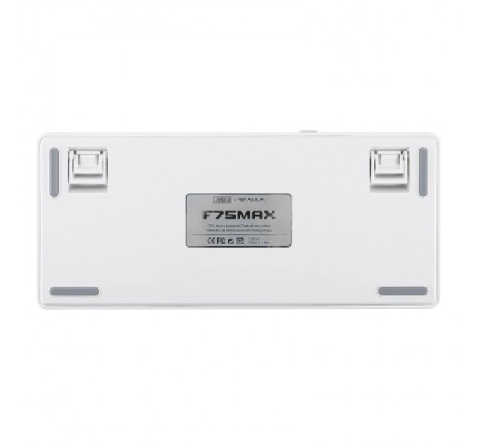 Aula Клавіатура Aula F75 MAX Wireless/Bluetooth UA White/Blue (6978080501158)