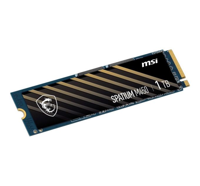 MSI Накопичувач SSD 1TB MSI Spatium M450 V1 M.2 2280 PCIe 4.0 x4 NVMe 3D NAND TLC (S78-440L0M0-P83)