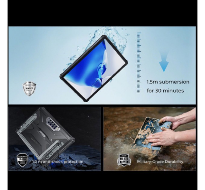 OUKITEL Планшет OUKITEL RT7 10.1" 5G TITAN 12/512GB NFC LTE Black (6941749837233)