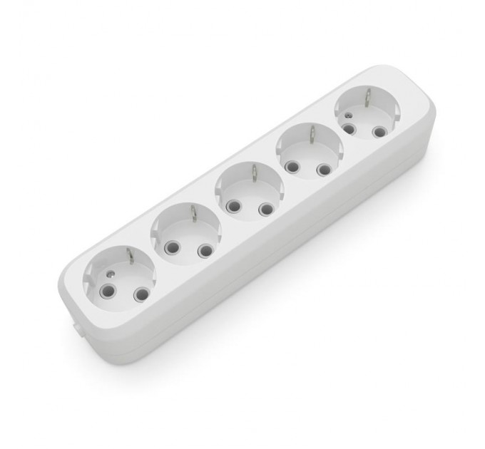 Electrum Розетковий блок Electrum 5 гнізд із заземленням C-SM-1780