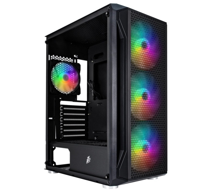 1stPlayer Корпус 1stPlayer X5-BK-4F1 Black без БЖ