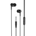 XO Гарнітура XO EP37 In-ear Earphone Black (6920680877881)
