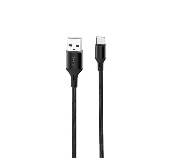 XO Кабель XO NB143 USB - USB Type-C, (M/M), 2.4A 1 м Black (6920680870684)
