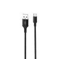 XO Кабель XO NB143 USB - USB Type-C, (M/M), 2.4A 2 м Black (6920680870844)