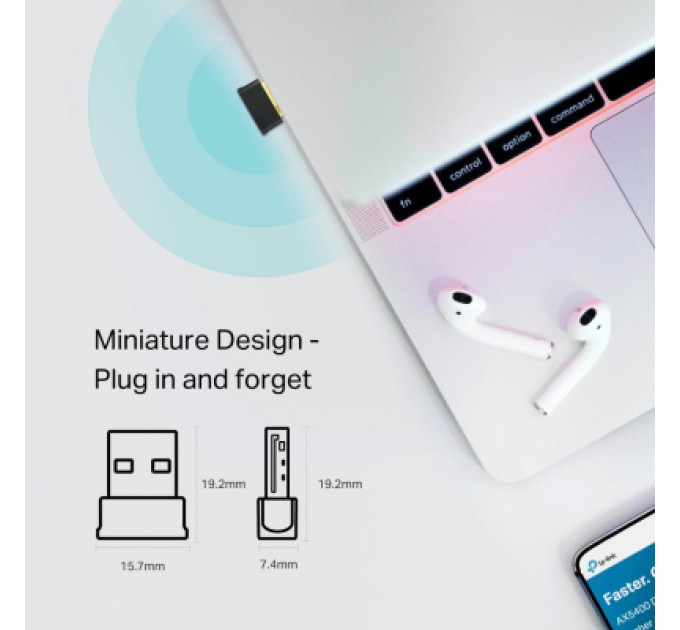 TP-Link Мережева карта Wi-Fi TP-Link Archer T2UB nano (ARCHER-T2UB-NANO)