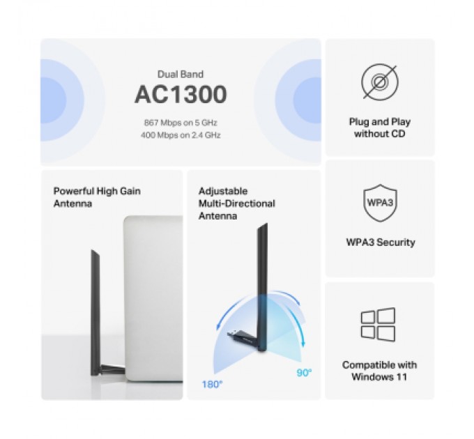 Mercusys Мережева карта Wi-Fi Mercusys MA30H