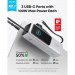 Anker Батарея універсальна Anker 25000mAh, 165W, PD/3/0, QC/3/0, Built-In Double USB-C Cables, silver (A1695H41)