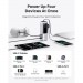 Anker Батарея універсальна Anker 25000mAh, 165W, PD/3/0, QC/3/0, Built-In Double USB-C Cables, silver (A1695H41)