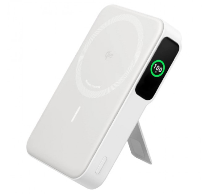 Anker Батарея універсальна Anker MagGo 10000mAh, Qi2/15W, PD, 27W, USB-C, white (A1654G21)