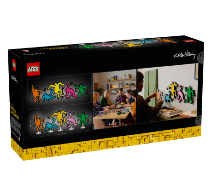 LEGO Конструктор LEGO ART Кіт Гарінґ — Танцюючі чоловічки (31216)