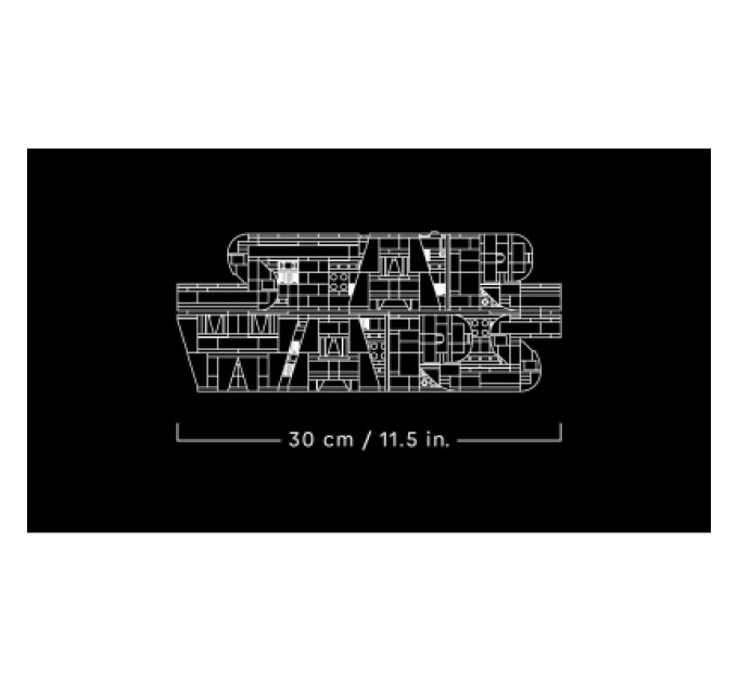 LEGO Конструктор LEGO Star Wars Логотип з кубиків Зоряні війни (75407)