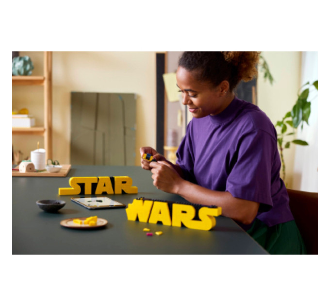 LEGO Конструктор LEGO Star Wars Логотип з кубиків Зоряні війни (75407)