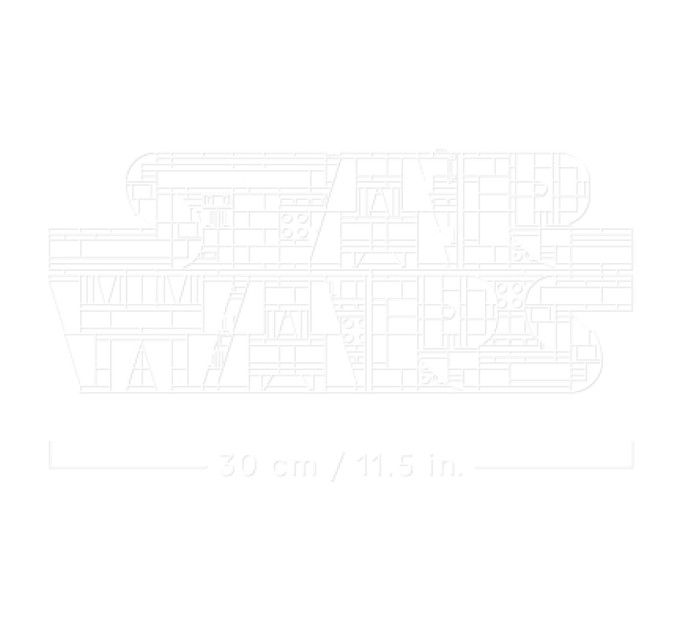 LEGO Конструктор LEGO Star Wars Логотип з кубиків Зоряні війни (75407)