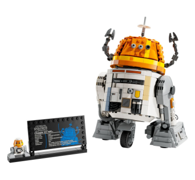 LEGO Конструктор LEGO Star Wars Чоппер (C1-10P). Дроїд-астромеханік (75416-)