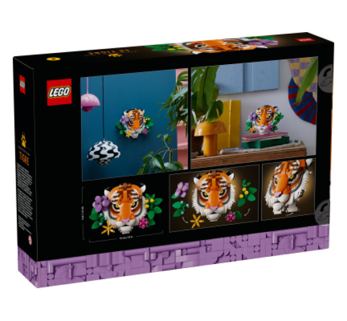 LEGO Конструктор LEGO Art Колекція фауни - Тигр (31217)