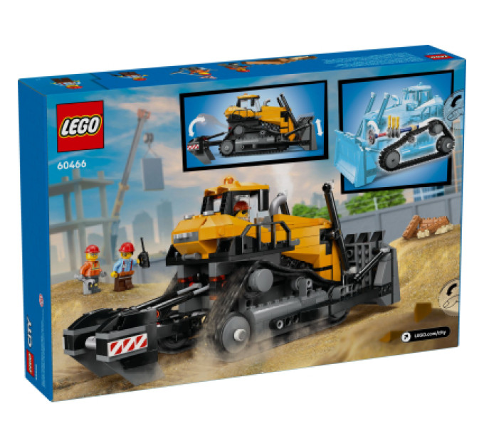 LEGO Конструктор LEGO City Жовтий бульдозер (60466)
