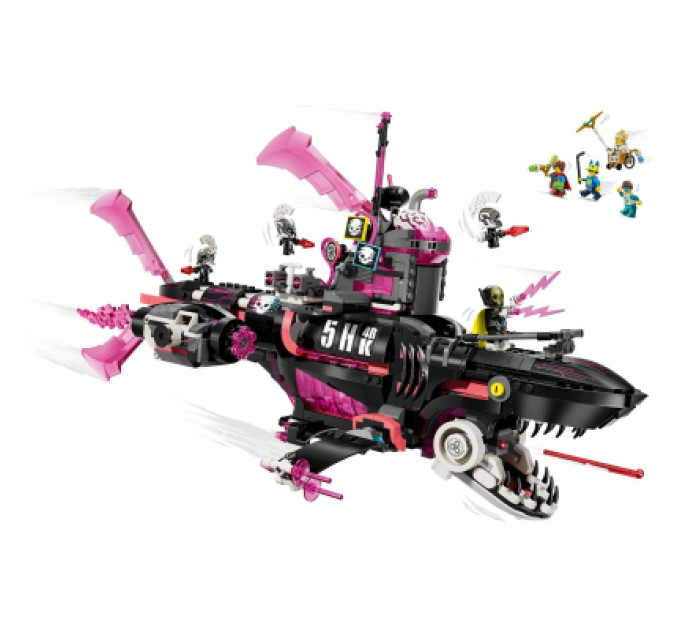 LEGO Конструктор LEGO DREAMZzz Жахливий підводний човен «Акула» (71500)