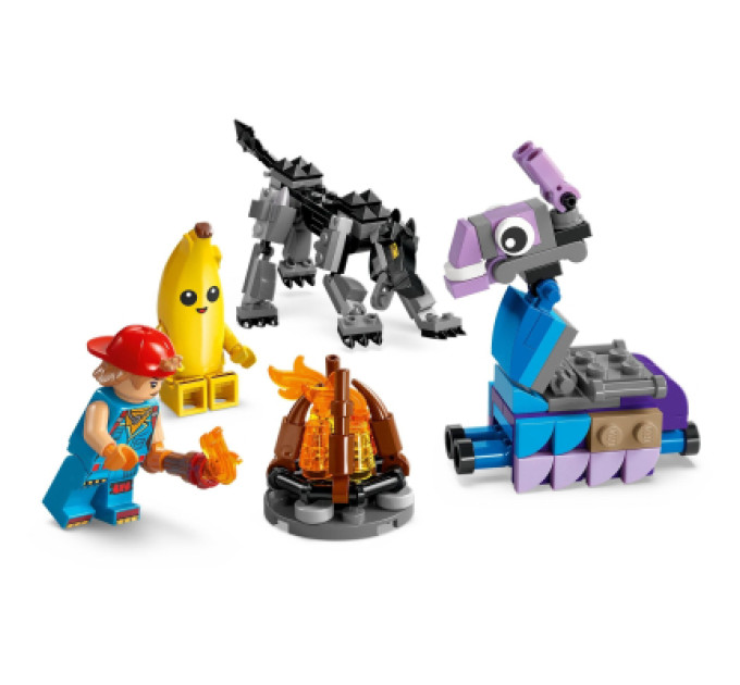 LEGO Конструктор LEGO Fortnite Табір Peely та Sparkplug (77075)