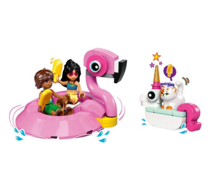 LEGO Конструктор LEGO Friends Вечірка єдинорога та фламінго біля басейну (42658)