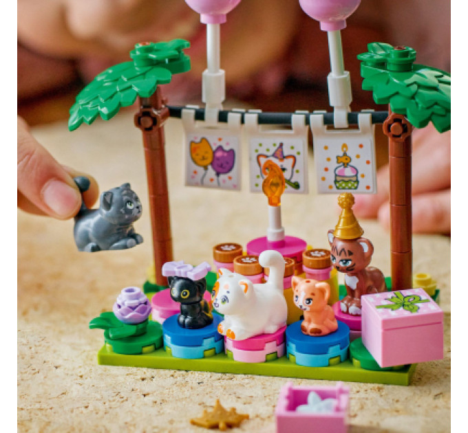 LEGO Конструктор LEGO Friends День народження кота та будинок на дереві (42666)