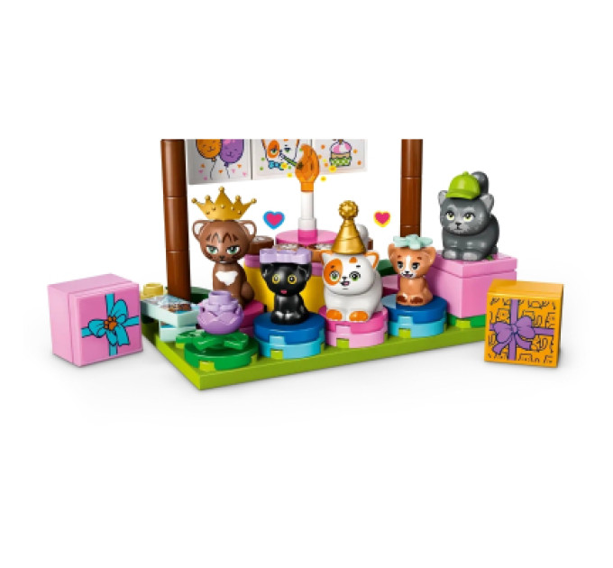 LEGO Конструктор LEGO Friends День народження кота та будинок на дереві (42666)