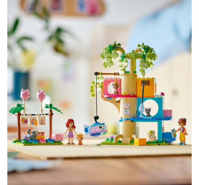 LEGO Конструктор LEGO Friends День народження кота та будинок на дереві (42666)