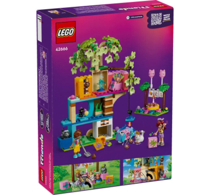 LEGO Конструктор LEGO Friends День народження кота та будинок на дереві (42666)
