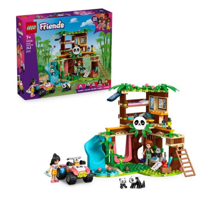LEGO Конструктор LEGO Friends Догляд за тваринами в заповіднику панд (42648)
