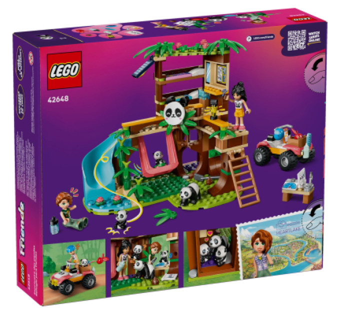 LEGO Конструктор LEGO Friends Догляд за тваринами в заповіднику панд (42648)