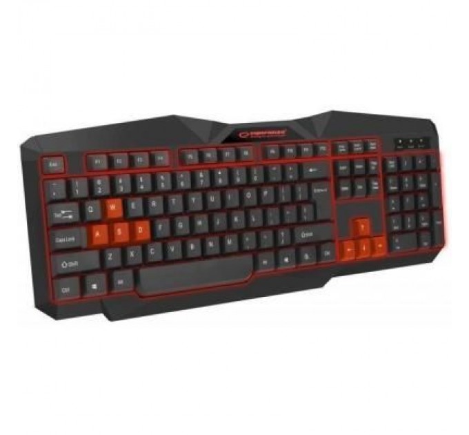 Esperanza Клавіатура Esperanza EGK201 Red USB LED (EGK201RUA)
