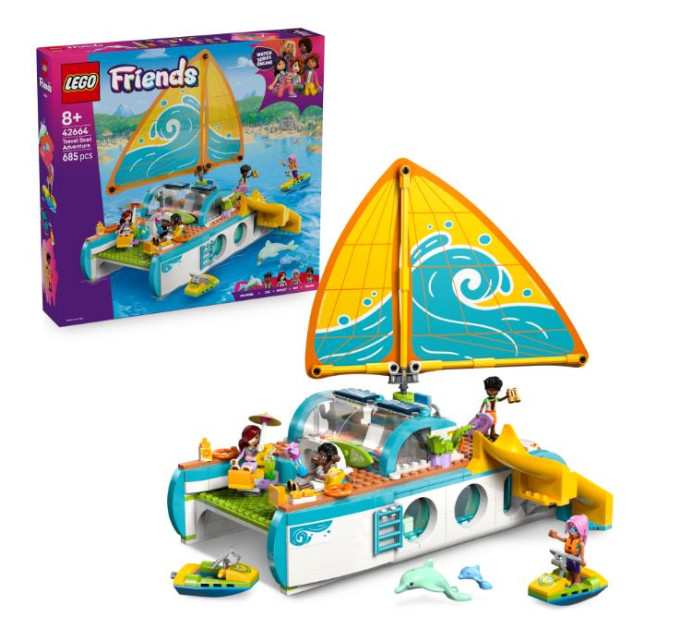 LEGO Конструктор LEGO Friends Пригоди на туристичному човні (42664)
