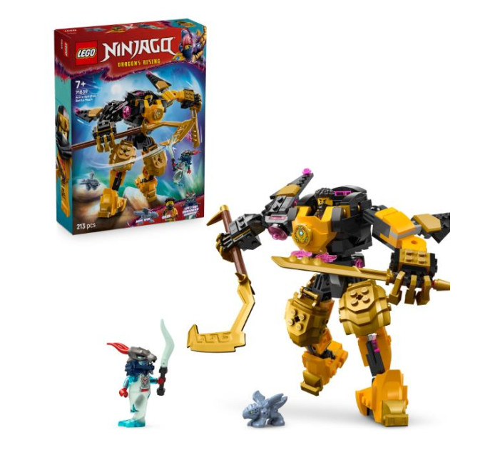 LEGO Конструктор LEGO NINJAGO Бойовий робот Арін Спін-джитсу (71839)