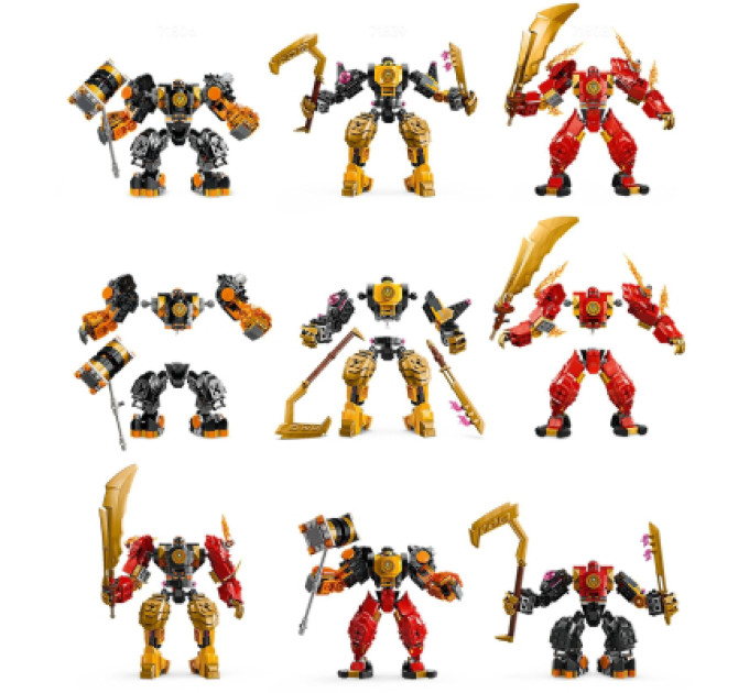 LEGO Конструктор LEGO NINJAGO Бойовий робот Арін Спін-джитсу (71839)