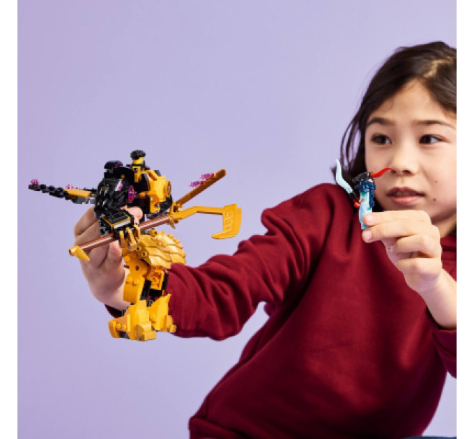LEGO Конструктор LEGO NINJAGO Бойовий робот Арін Спін-джитсу (71839)