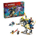 LEGO Конструктор LEGO NINJAGO Розбійник: Робот-вершник на драконі (71843)