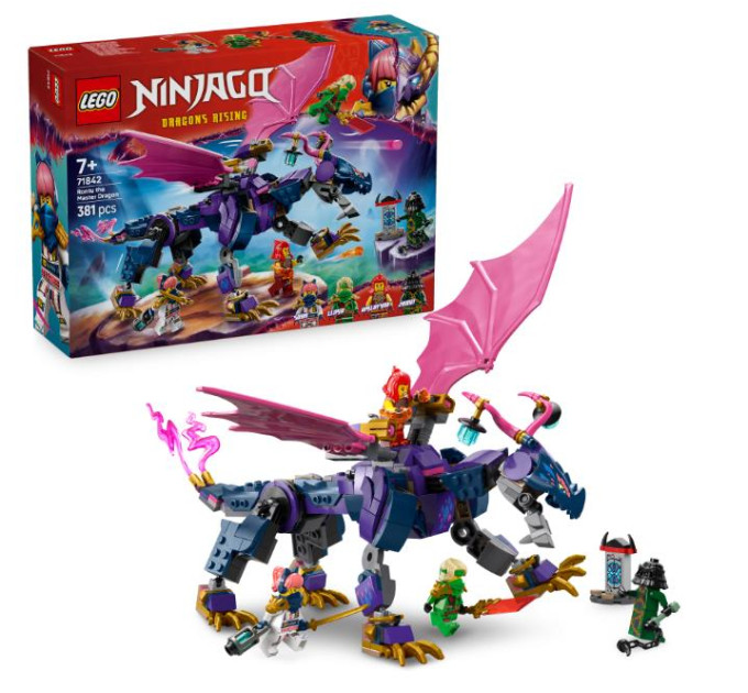 LEGO Конструктор LEGO NINJAGO Ронту, король драконів (71842)
